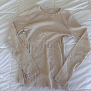 A New Day ribbed fitted long sleeve tee